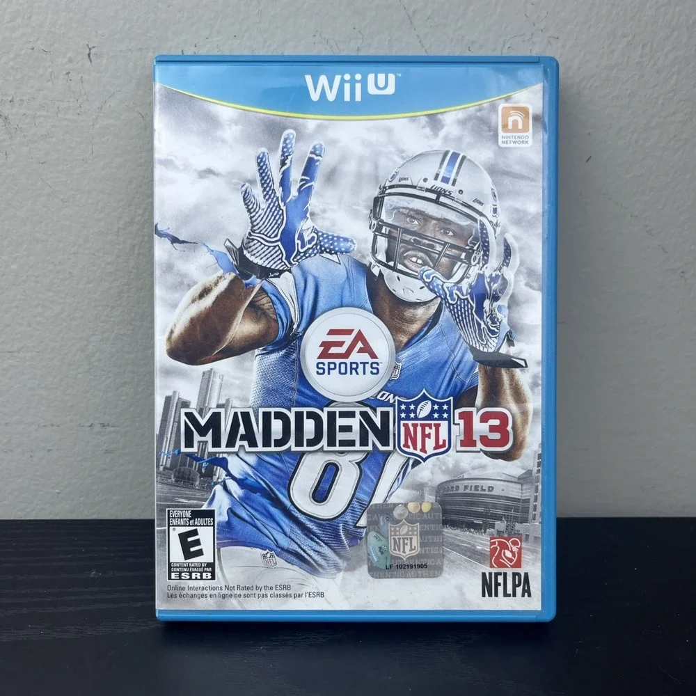 Madden NFL 13 Nintendo Wii U 2012 Complete CIB Tested Working Football Game